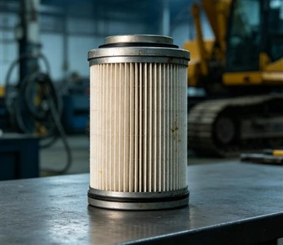 Hydraulikoliefilter til gravemaskine